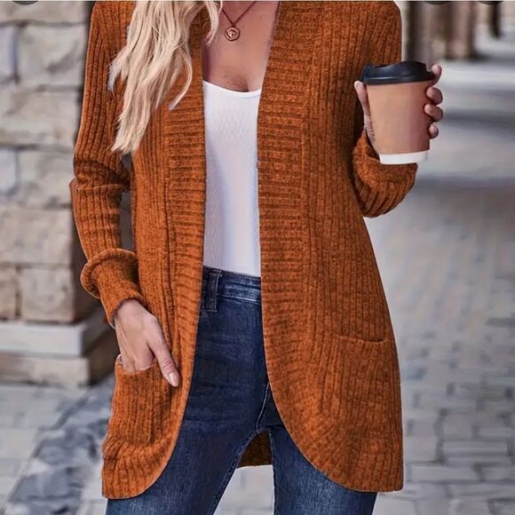 Open front Medium size cardigan  for Spring and  fall new - Picture 1 of 12